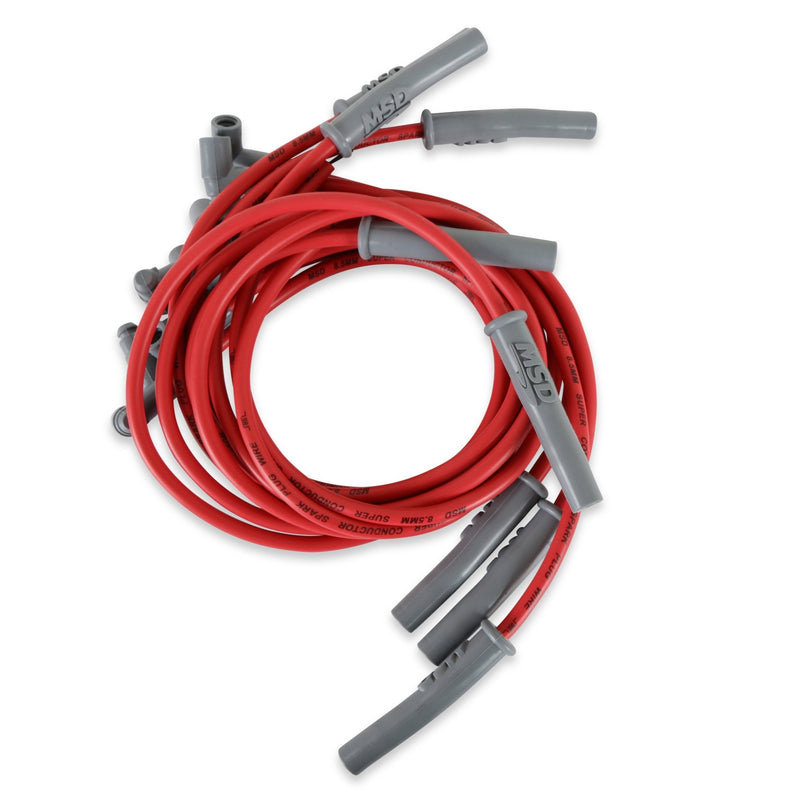 Super Conductor Spark Plug Wire Set, AMC V8 Engines w/HEI Cap MSD Autoparts