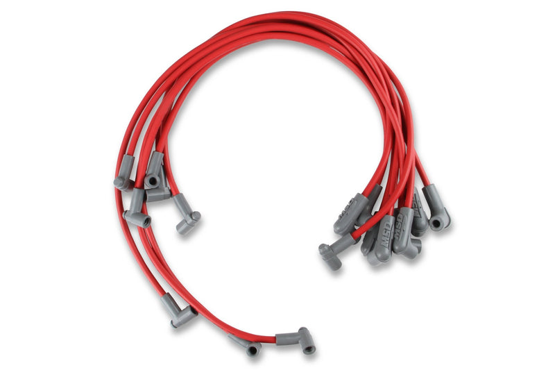 Super Conductor Spark Plug Wire Set, Small Block Chevy 350 HEI MSD Autoparts