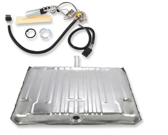Holley - Fuel Tank and EFI Module Combo - GM A-Body - 350 LPH - GM34E VK040076 HOLLEY Autoparts