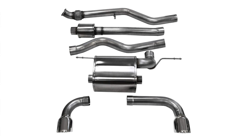 Touring / 3.0 in Cat-Back 3.5 in Single Tips | 2012-2018 BMW 335i F30 RWD (14937) Corsa Autoparts