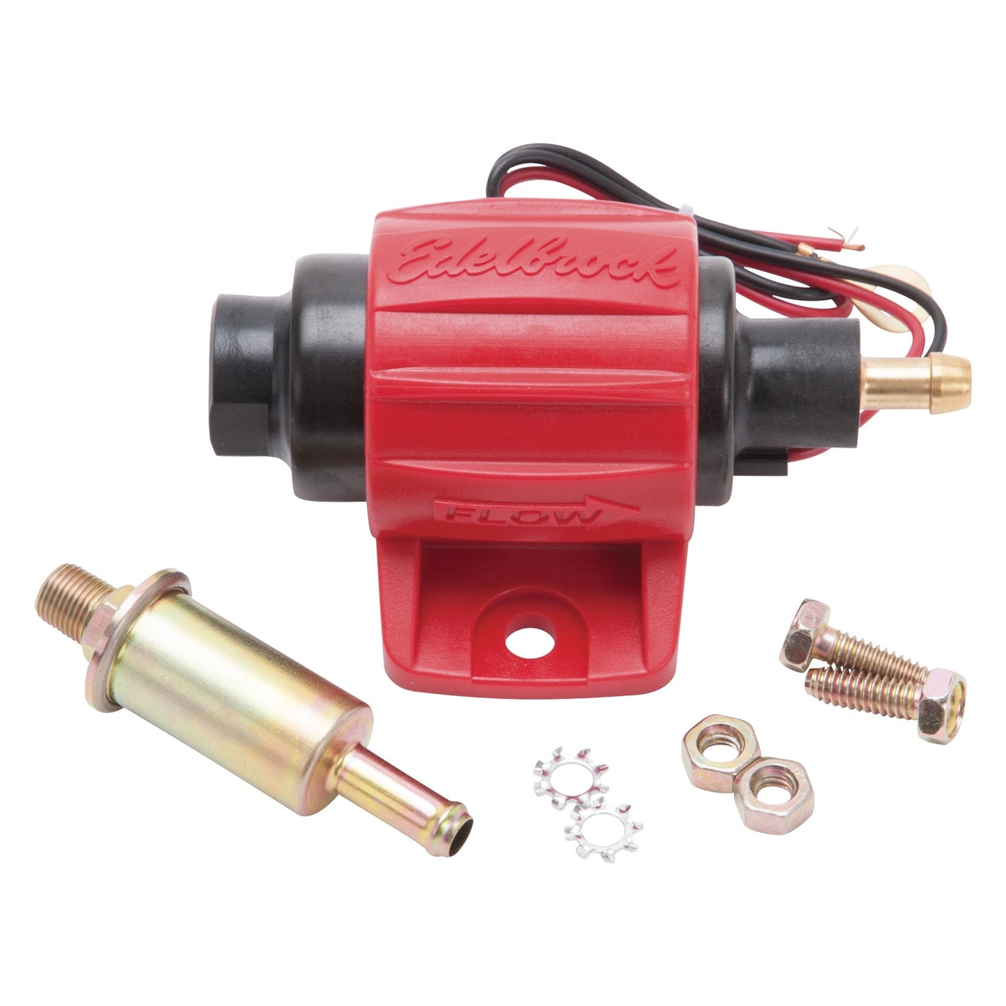 Universal Micro Electric Fuel Pump - 38 GPH / 144 LPH (Gasoline/E85) EDELBROCK Autoparts