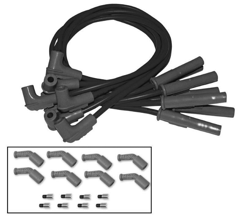 Universal Super Conductor Spark Plug Wire Set LS Engines MSD Autoparts