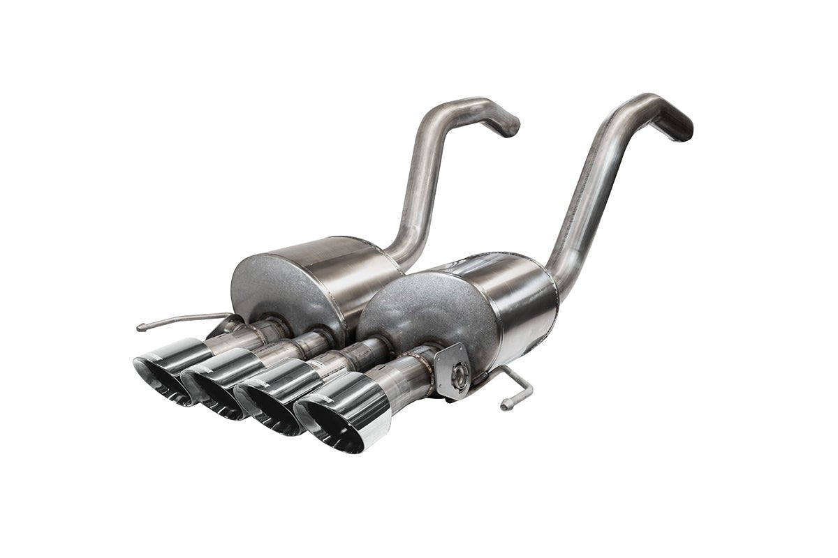 Valved / 2.75 in Axle-Back 4.5 in Quad Tips | 2015-2019 Corvette C7 Z06, ZR1, GS Man (w/ Factory NPP) (14777)