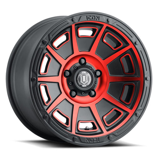 Victory / Satin Black with Red Tint ICONVEHICLE Autoparts