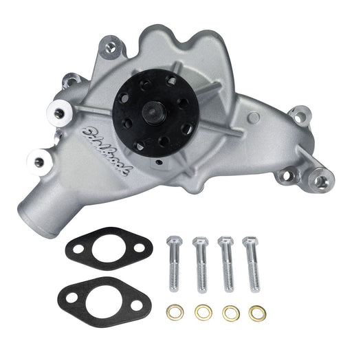 Water Pump Big-Block Chevy Standard/Long in Satin Finish EDELBROCK Autoparts