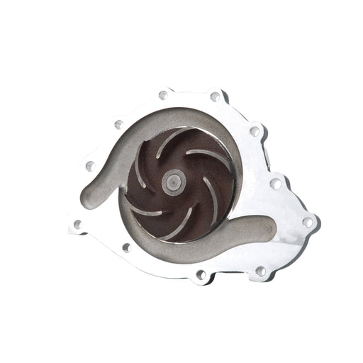 Water Pump for Pontiac, Standard Rotation in Black Finish EDELBROCK Autoparts