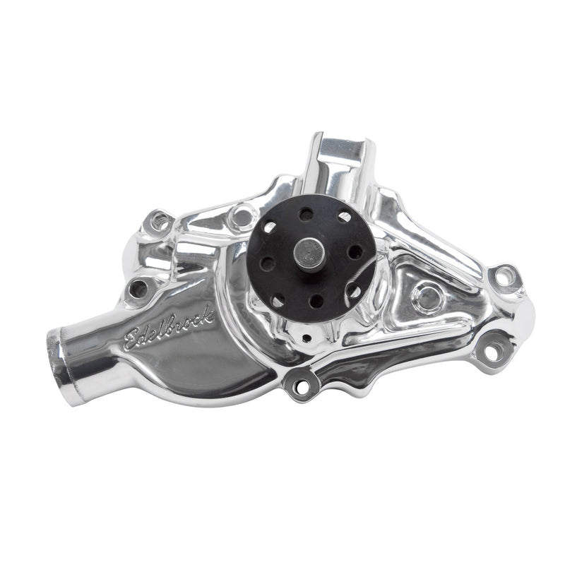 Water Pump for Small-Block Chevy Street Rods in Polished Finish EDELBROCK Autoparts