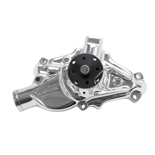 Water Pump for Small-Block Chevy Street Rods in Polished Finish EDELBROCK Autoparts