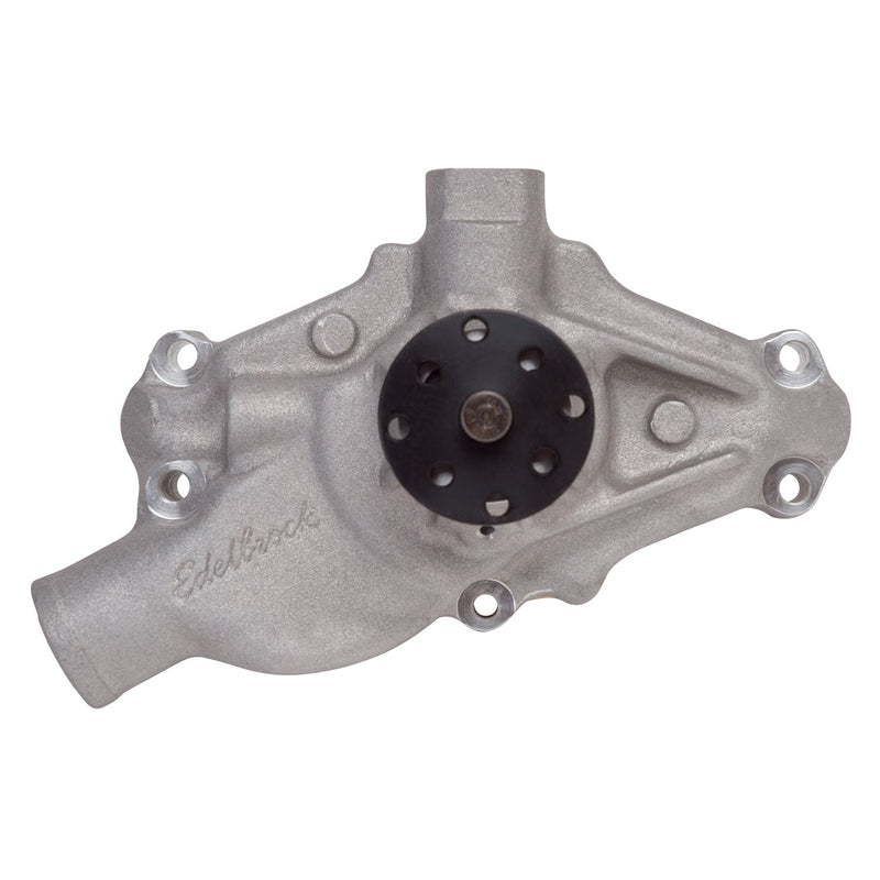 Water Pump for Small-Block Chevy Street Rods in Satin Finish EDELBROCK Autoparts
