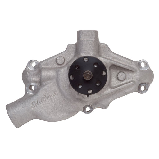 Water Pump for Small-Block Chevy Street Rods in Satin Finish EDELBROCK Autoparts
