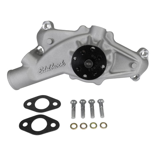 Water Pump for Street Rods in Satin Finish EDELBROCK Autoparts