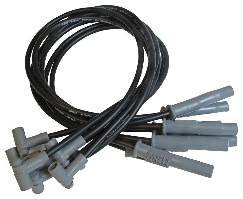 Wire Set, SC Blk, Ford 351C-460, w/HEI Cap MSD Autoparts