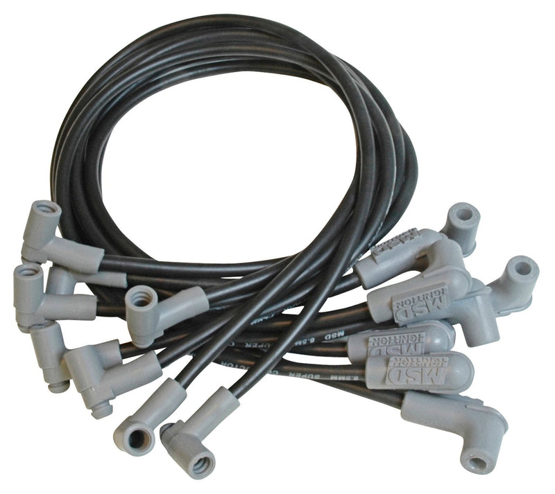Wire Set, SC Blk, SB Chevy for use with HEI Cap MSD Autoparts
