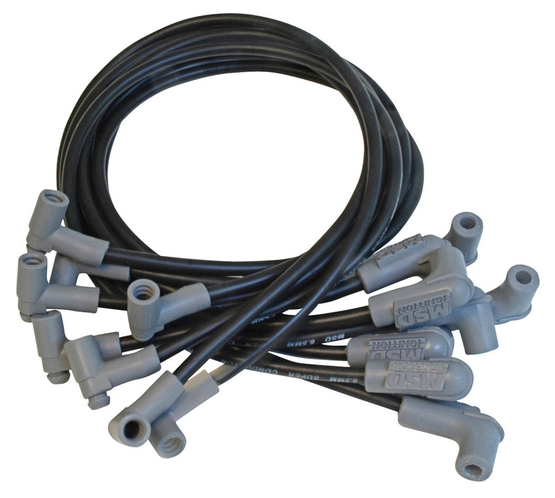 Wire Set, SC Blk, SB Chevy w/HEI Tower Cap MSD Autoparts