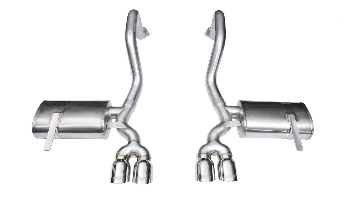 Xtreme / 2.5 in Axle-Back 3.5 in Twin Tips | 1997-2004 Corvette C5 (14132) Corsa Autoparts