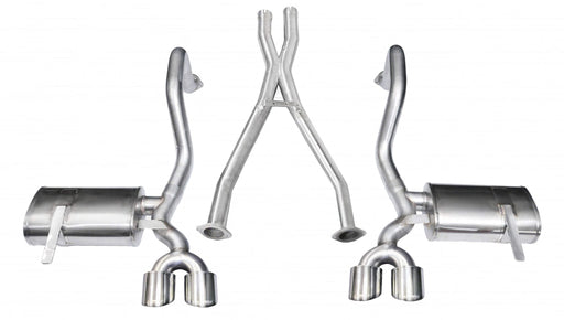 Xtreme / 2.5 in Cat-Back 4.0 in Twin Tips | 1997-2004 Corvette C5 (14962) Corsa Autoparts