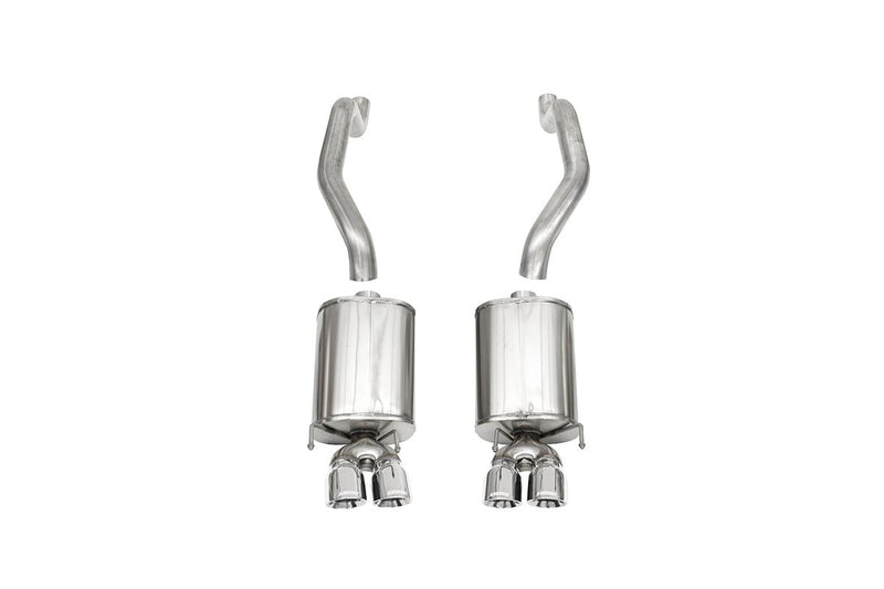 Xtreme, Sport / 2.5 in Axle-Back 3.5 in Twin Tips | 2009-2013 Corvette C6 (14470, 14108) Corsa Autoparts