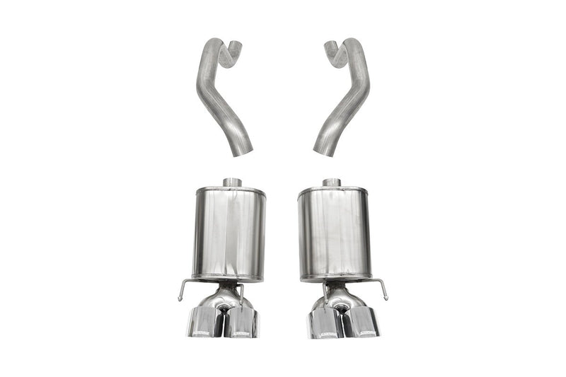 Xtreme, Sport / 2.5 in Axle-Back 4.5 in Twin Tips | 2005-2008 Corvette C6 (21010, 21009) Corsa Autoparts