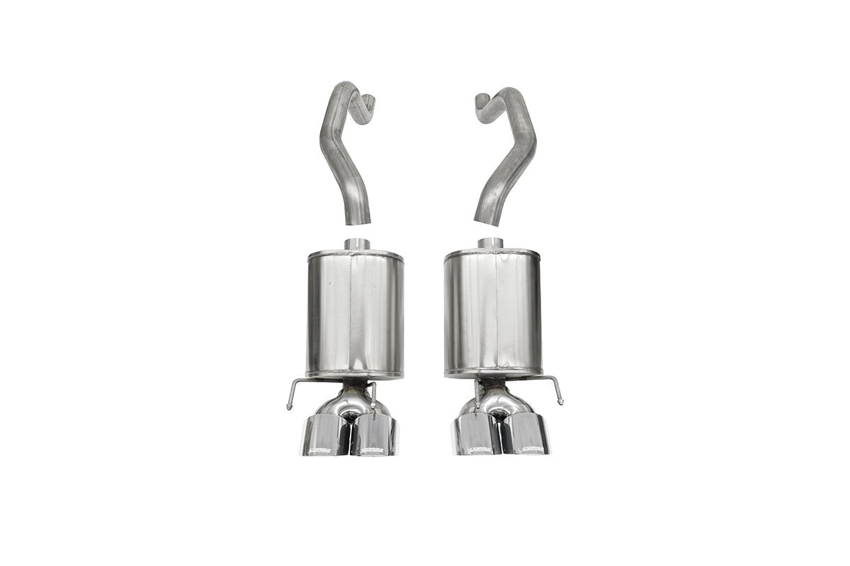 Xtreme, Sport / 2.5 in Axle-Back 4.5 in Twin Tips | 2009-2013 Corvette C6 (21012, 21011) Corsa Autoparts