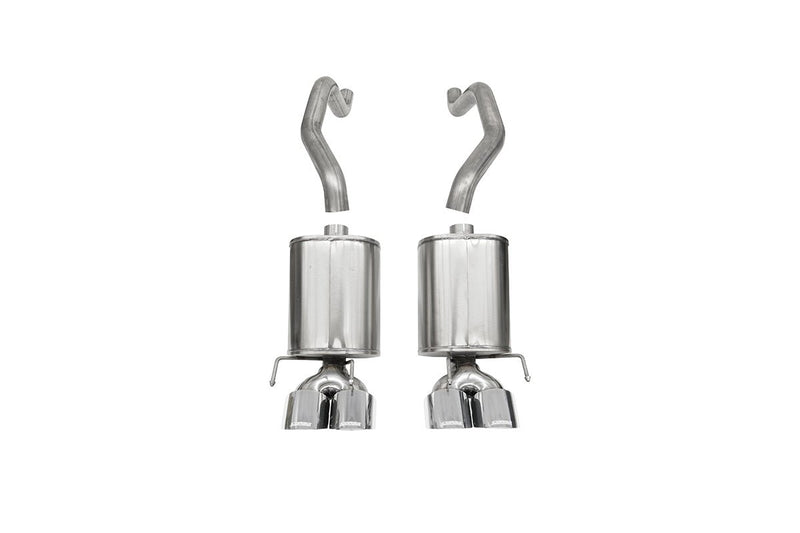 Corsa Xtreme, Sport / 2.5 in Axle-Back 4.5 in Twin Tips | 2009-2013 Corvette C6 (21012, 21011) Corsa Autoparts