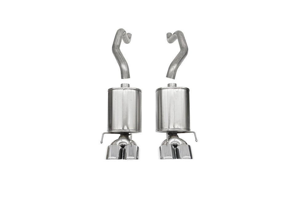 Corsa Xtreme, Sport / 2.5 in Axle-Back 4.5 in Twin Tips | 2009-2013 Corvette C6 (21012, 21011)