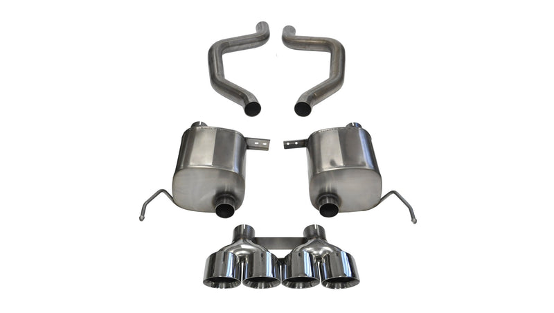 Xtreme, Sport / 2.75 in Axle-Back 4.5 in Twin Tips | 2015-2019 Corvette C7 Z06, ZR1, GS Man (14766, 14768) Corsa Autoparts