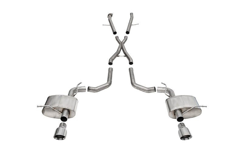 Xtreme, Sport / 2.75 in Cat-Back 4.5 in Single Tips | 2021-2024 Dodge Durango SRT Hellcat 6.2L (21196, 21195) DURANGO Autoparts