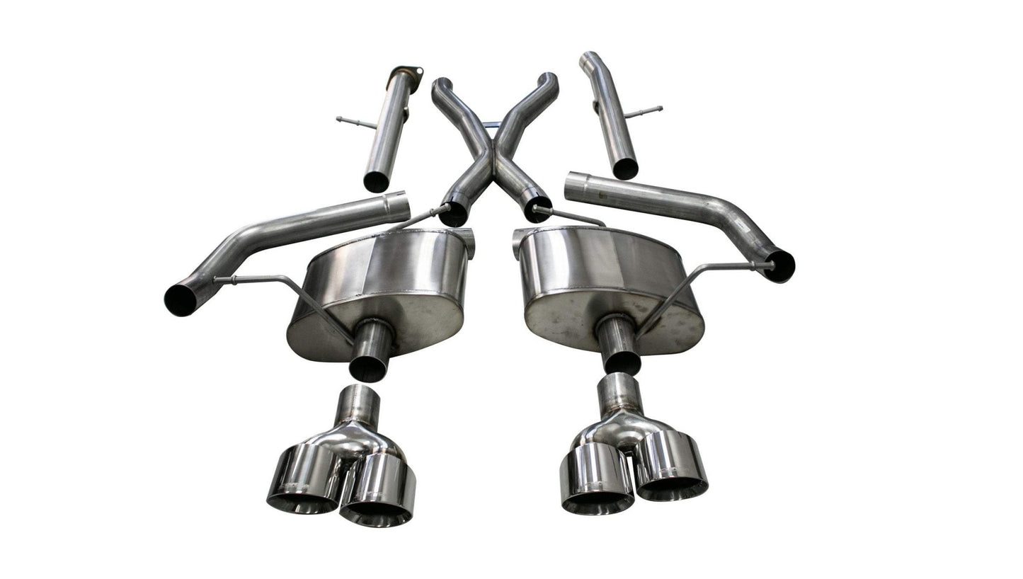 Xtreme, Sport / 2.75 in Cat-Back 4.5 in Twin Tips | 2018-21 Jeep Grand Cherokee TrackHawk (21052, 21051) Corsa Autoparts