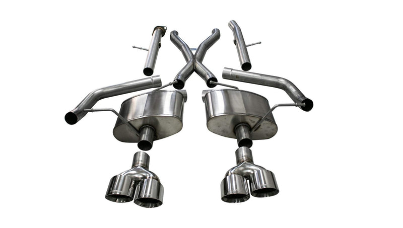 Xtreme, Sport / 2.75 in Cat-Back 4.5 in Twin Tips | 2018-21 Jeep Grand Cherokee TrackHawk (21052, 21051) Corsa Autoparts