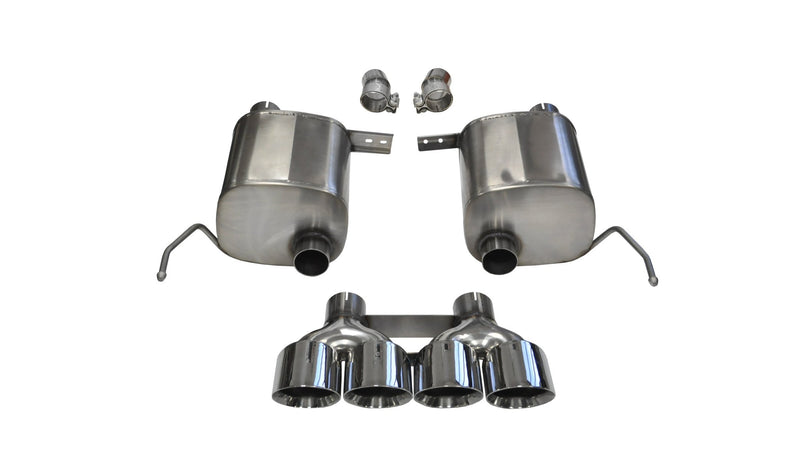 Xtreme, Sport / 2.75 in Valve-Back 4.5 in Twin Tips | 2014-2019 Corvette C7, GS Auto (14762, 14764) Corsa Autoparts