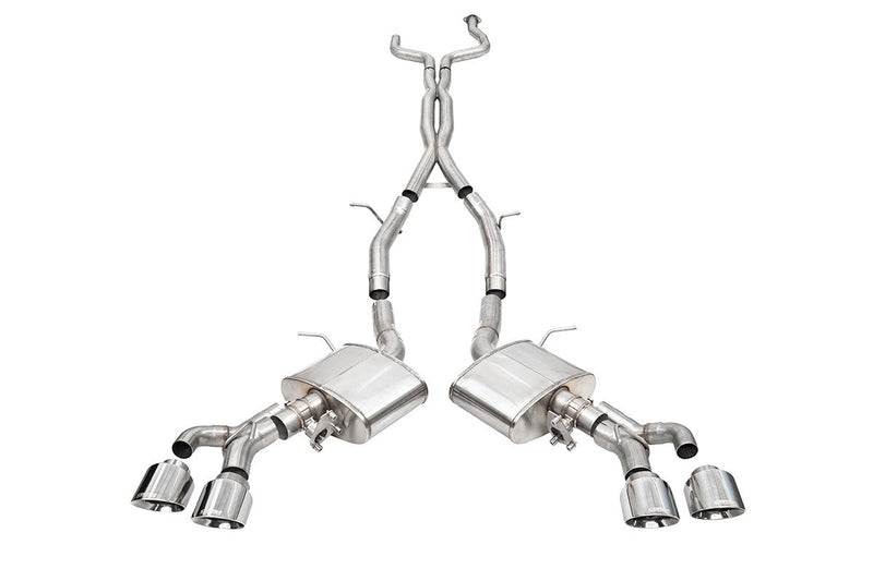 Xtreme Valved / 3.0 in Cat-Back 4.5 in Slash Tips | 2022+ Cadillac CT4-V Blackwing (21317) CADILLAC Autoparts