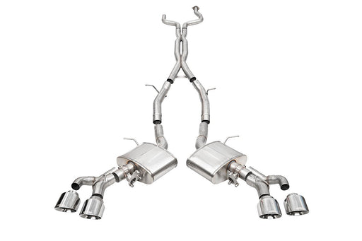 Xtreme Valved / 3.0 in Cat-Back 4.5 in Slash Tips | 2022+ Cadillac CT4-V Blackwing (21317) CADILLAC Autoparts