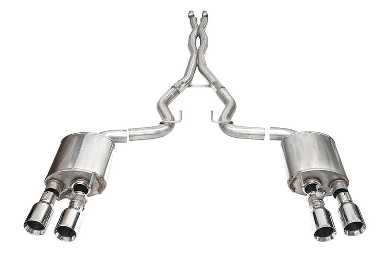 Xtreme Valved / 3.0 in Cat-Back 4.5 in Straight Tips | 2024 Mustang Dark Horse Coupe (21266) Corsa Autoparts