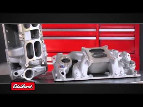 RPM Air-Gap Small Block Chrysler Intake Manifold - Black Plasma EDELBROCK Autoparts