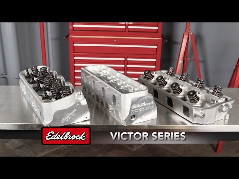 Victor Jr Gen III/ IV LS Chevy Cylinder Head LSX Block EDELBROCK Autoparts