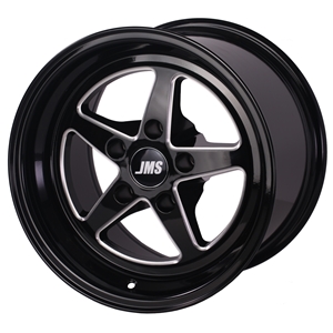 JMS Avenger Series Race Wheels - Black Clear with Diamond Cut