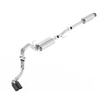 Borla 15-17 F-150 2.7L/ 3.5L EcoBoost/ 5.0L V8 4in. Tip Side Exit S-type Exhaust Black Chrome 140618BC