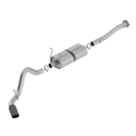 Borla 15-19 Chevy Silverado 2500 6.0L CC/STD Bed/153.7in WB S-Type Catback Exhaust Black Chrome Tip 140762BC