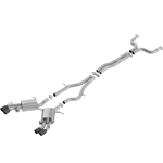 Borla 16-18 Cadillac CTS-V 6.2L V8 2.75in Diameter S Type Catback Exhaust w/ Valves Black Chrome Tip 140754BC