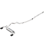 Borla 16-18 Ford Focus RS 2.3L MT AWD ATAK Catback Exhaust w/ Black Chrome Tip 140730BC