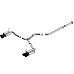 Borla 15-19 Subaru WRX/STI 2.5L Turbo 3in S-Type Catback Exhaust - 2.5in Black Chrome Tips 140595CB