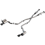 Borla 15-21 Jeep Grand Cherokee SRT 6.4L V8 AWD ATAK Cat-Back Exhaust System - Black Tips T-304SS 140633CB