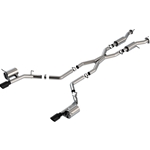 Borla 2021+ Dodge Durango SRT Hellcat 6.2L V8 AWD S-Type Cat-Back Exhaust System - Black Chrome Tips 140885BC