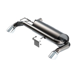 Borla 21-22 Ford Bronco 2.7L V6 4WD S-Type Axle Back Exhaust w/ Bright Chrome Tips 11977