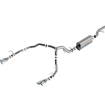 Borla 21-22 Chevrolet Tahoe 6.2L V8 2/4WD 4DR Brushed T-304 Stainless Steel Touring Cat-Back Exhaust 140858