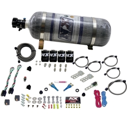 Nitrous Express GM EFI Dual Stage Nitrous Kit (50-150HP x 2) w/Composite Bottle 20224-12