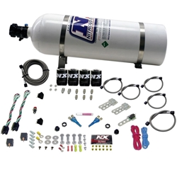 Nitrous Express GM EFI Dual Stage Nitrous Kit (50-150HP x 2) w/15lb Bottle 20224-15