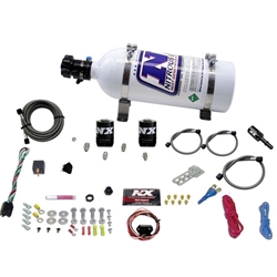 Nitrous Express 11-15 Ford Mustang GT 5.0L Coyote Single Nozzle Nitrous Kit (35-150HP) w/5lb Bottle 20932-05