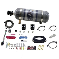 Nitrous Express GM LS 102mm Nitrous Plate Kit (50-400HP) w/12lb Composite Bottle 20933-12