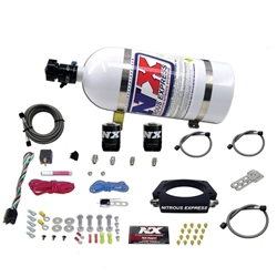 Nitrous Express GM LS 90mm Nitrous Plate Kit (50-400HP) w/10lb Bottle 20934-10